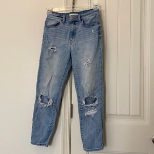 Willow and Root worn mom jeans